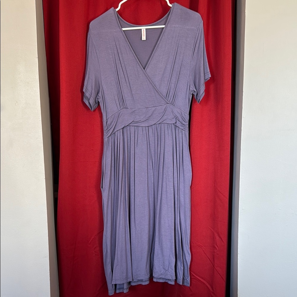 Elegant Purple Women's Dress